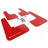 RallyArmor | Red UR Mud Flap White Logo - Outback 2020-2025