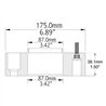 COYOTE | Wheel Spacer 38.1mm / 87.1mm / 6x135 / 14x2.0