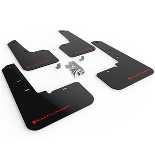 RallyArmor | Black UR Mud Flap Red Logo - Legacy 2020-2025