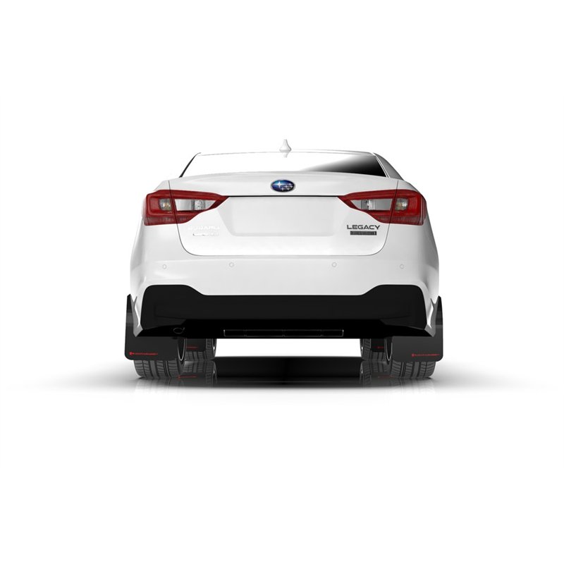 RallyArmor | Black UR Mud Flap Red Logo - Legacy 2020-2025