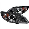 ANZO | Projector Headlights w/ Halo Black- MAZDA 3 04-08 - 3 2.0L / 2.3L 2004-2008
