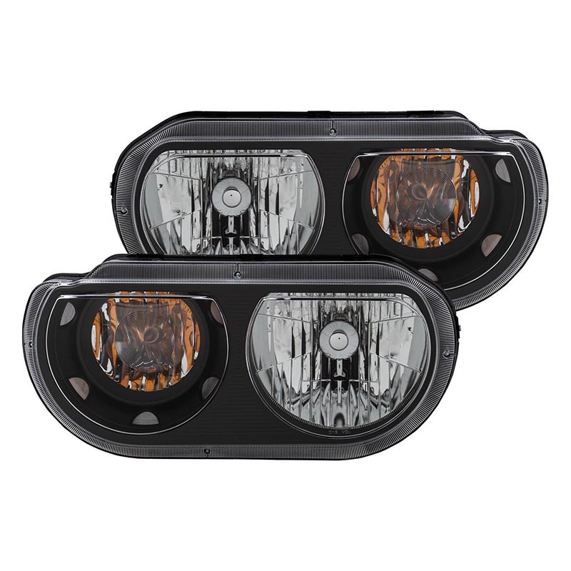 ANZO | Crystal Headlights Noir - Challenger 2008-2014