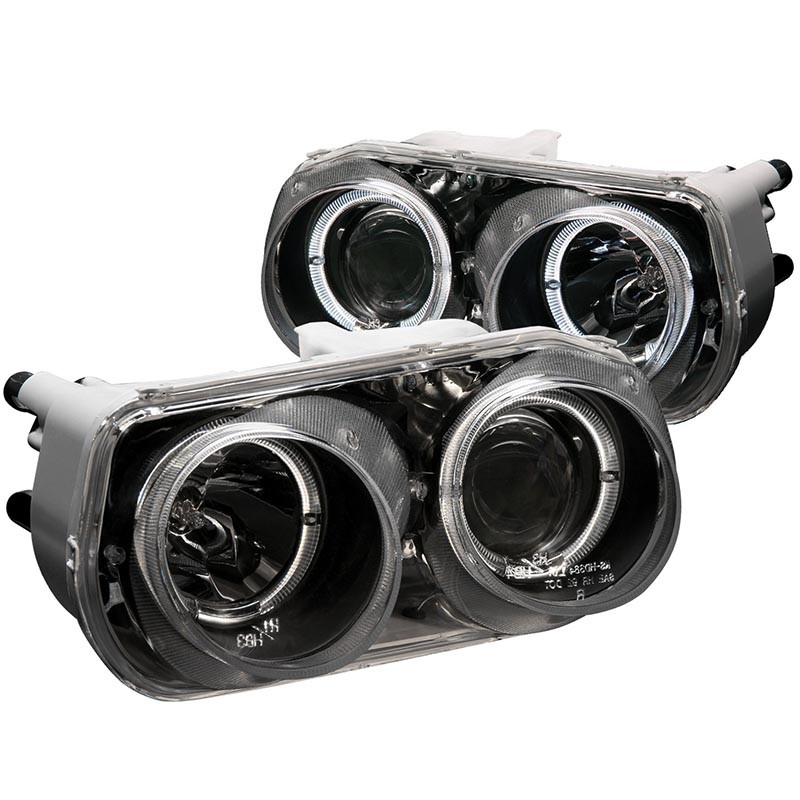 ANZO | Projector Headlights w/ Halo Black - Integra 1.8L 1994-1997