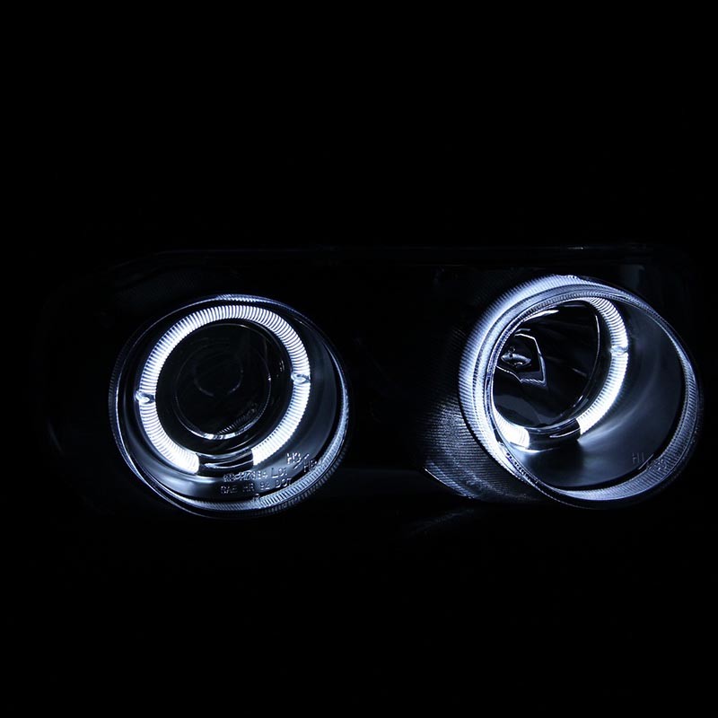 ANZO | Projector Headlights w/ Halo Black - Integra 1.8L 1994-1997