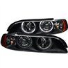 ANZO | Projector Headlights w/ Halo Black - 525i / 528i / 530i / 540i 1997-2001