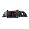 ANZO | Projector Headlights w/ Halo Black - 525i / 528i / 530i / 540i 1997-2001