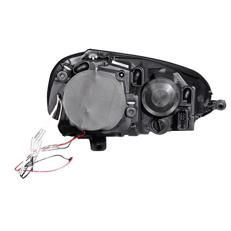 ANZO | Projector Headlights w/ Halo Black (SMD LED) - GTI / Jetta / Rabbit 2006-2009