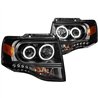 ANZO | Projector Headlights w/ Halo Black - Expedition 5.4L 2007-2014