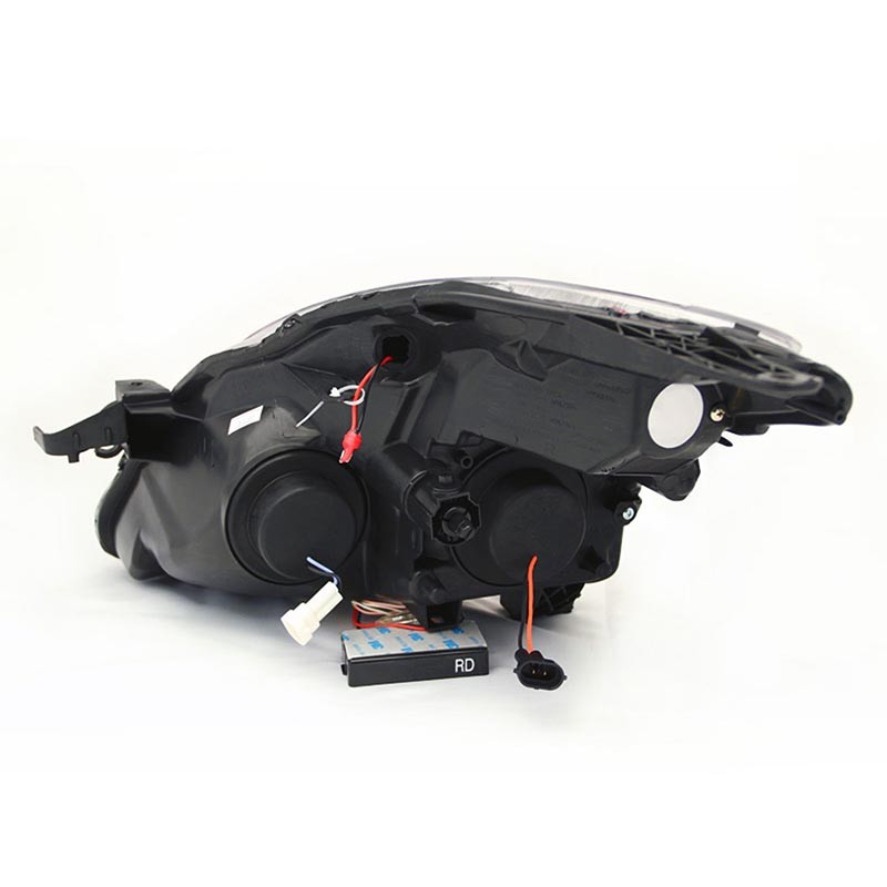 ANZO | Projector Headlights w/ Halo Black (SMD LED) - Altima 2.5L / 3.5L 2008-2010