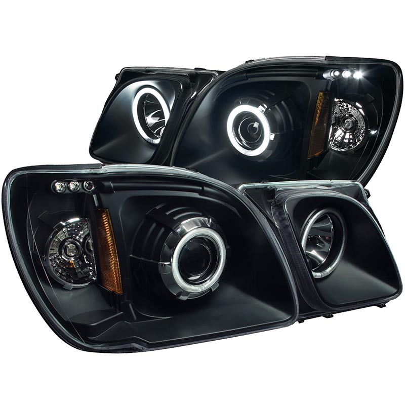 ANZO | Projector Headlights w/ Halo Black (SMD LED) - LX470 4.7L 2000-2007