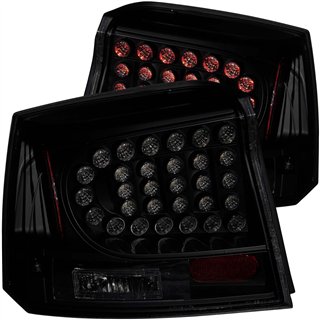 ANZO | LED Taillights Dark Smoke - Charger 2006-2008