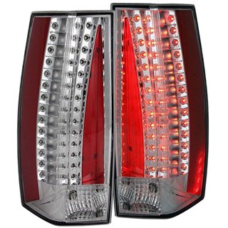 ANZO | LED Taillights Chrome - Escalade / Hybrid / ESV 6.0L / 6.2L 2007-2014