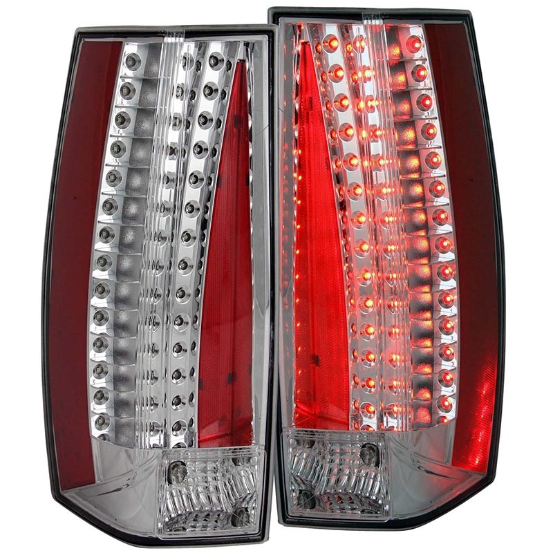 ANZO | LED Taillights Chrome - Escalade / Hybrid / ESV 6.0L / 6.2L 2007-2014