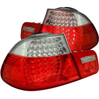 ANZO | LED Taillights Red / Clear - BMW 1999-2006