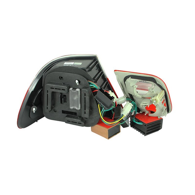 ANZO | LED Taillights Red / Clear - BMW 1999-2006
