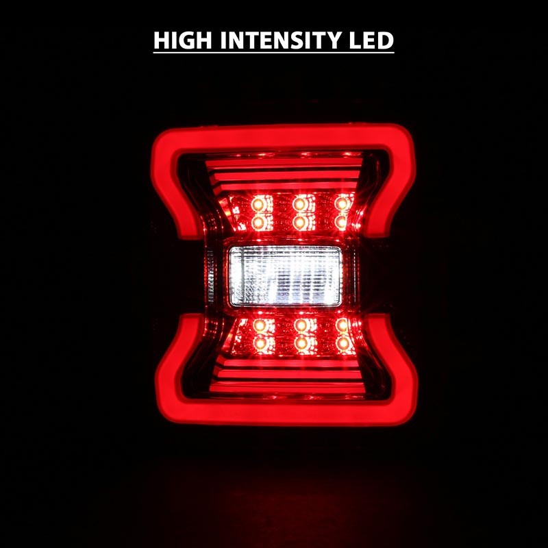 ANZO | LED Taillights Red / Clear - Wrangler (JL) 2018-2023
