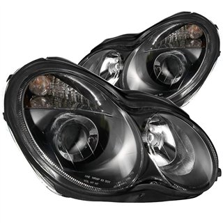 ANZO | Projector Headlights Noir - C230 / C240 / C280 / C320 2001-2007