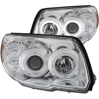 ANZO | Projector Headlights Chrome w/ Halo - 4Runner 4.0L / 4.7L 2006-2009