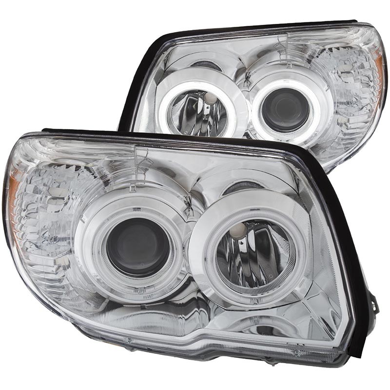 ANZO | Projector Headlights Chrome w/ Halo - 4Runner 4.0L / 4.7L 2006-2009
