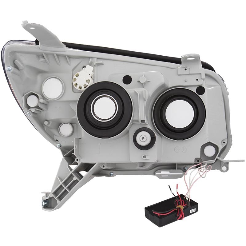 ANZO | Projector Headlights Chrome w/ Halo - 4Runner 4.0L / 4.7L 2006-2009