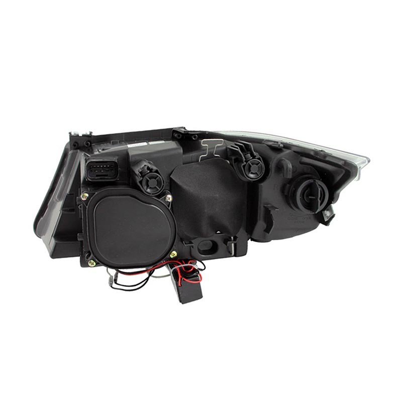 ANZO | Projector Headlights w/ Halo w/ LED Bar Chrome (SMD LED) - BMW SERIES 3