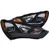 ANZO | Projector Headlights w/ Plank Style Black (HID Compatible) HYUNDAI GENESIS - Genesis Coupe 2.0T / 3.8L 2013-2016