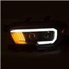 ANZO | Projector Headlights w/ Plank Style Black w/Amber w/ DRL - Tacoma 2.7L / 3.5L 2016-2023