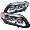 ANZO | Projector Headlights w/ U-Bar Noir - Civic 1.5L / 1.8L / 2.4L 2012-2015
