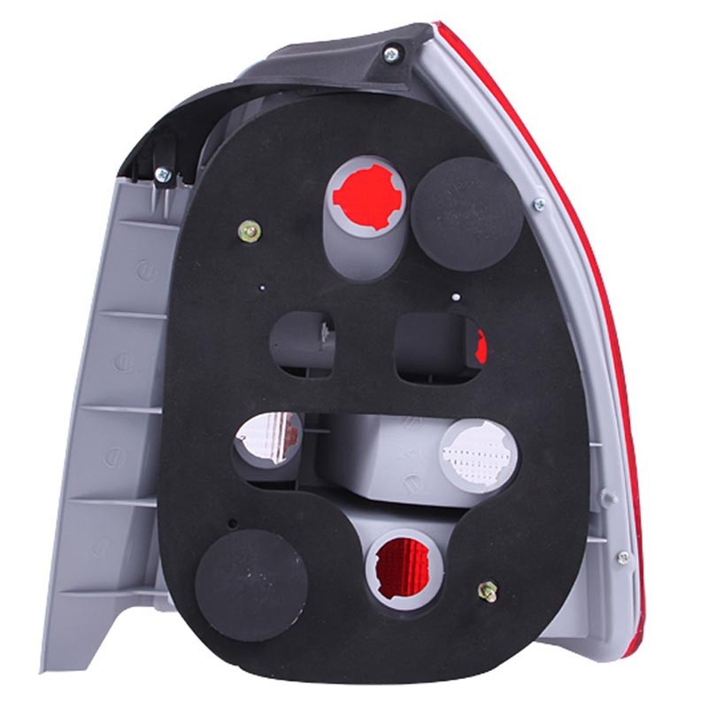 ANZO | Taillights Red/Clear - Civic CX / DX 1.6L 1996-2000