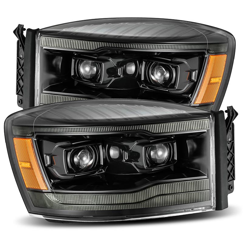 AlphaRex | PRO-Series Halogen Projector Headlights - Ram 1500 / 2500 / 3500 2006-2008