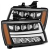 AlphaRex | NOVA-Series Full LED Quad 3D Projector Headlights - Avalanche / Suburban 1500 / Tahoe 2007-2014