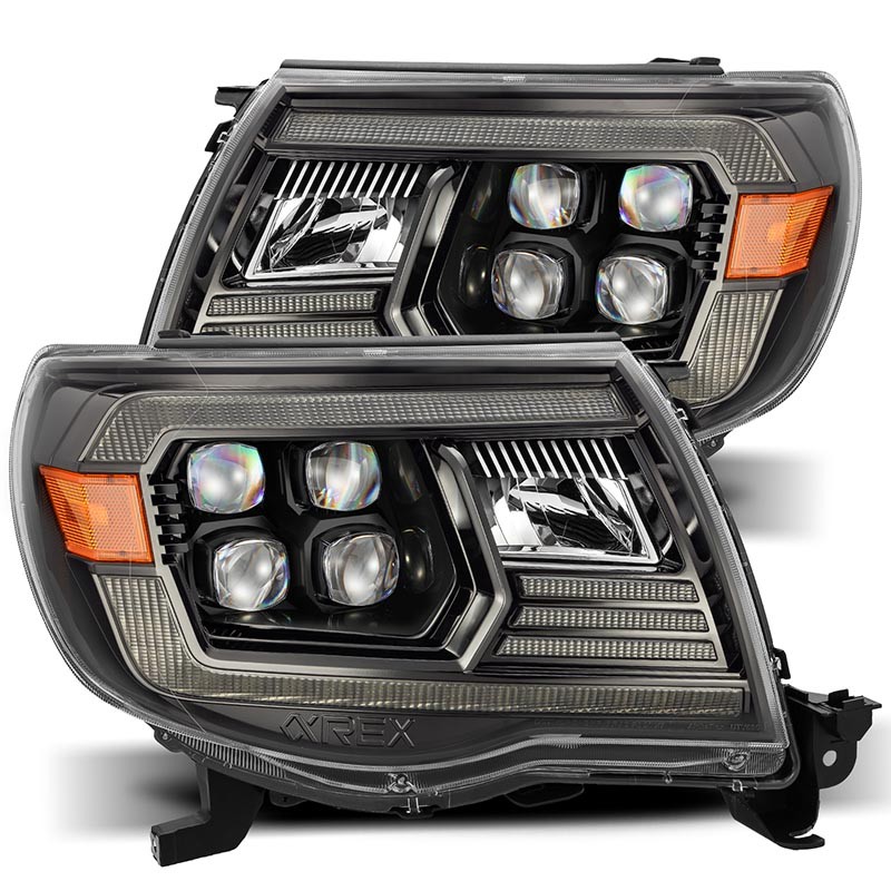 AlphaRex | NOVA-Series Full LED Quad 3D Projector Headlights - Tacoma 2.7L / 4.0L 2005-2011