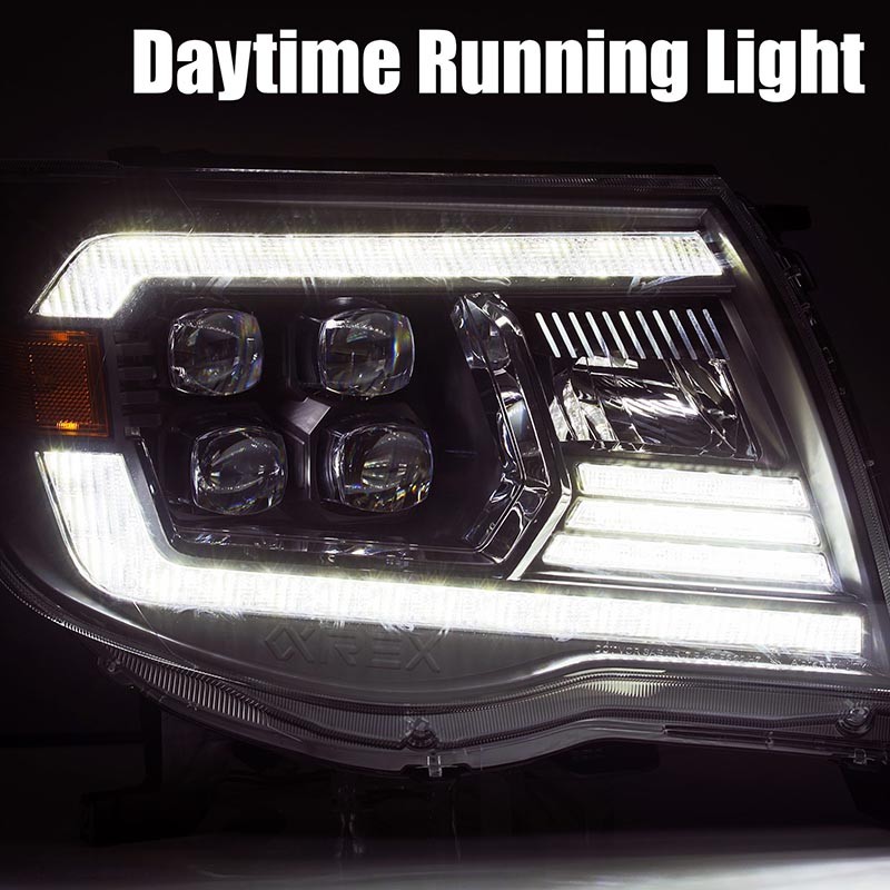 AlphaRex | NOVA-Series Full LED Quad 3D Projector Headlights - Tacoma 2.7L / 4.0L 2005-2011