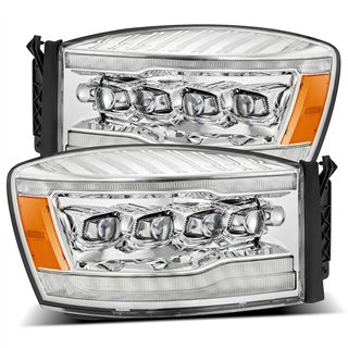 AlphaRex | NOVA-Series Full LED Quad 3D Projector Headlights - Ram 1500 / 2500 / 3500 2006-2009