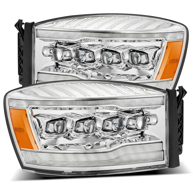 AlphaRex | NOVA-Series Full LED Quad 3D Projector Headlights - Ram 1500 / 2500 / 3500 2006-2009