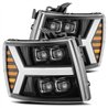 AlphaRex | LUXX-Series Full LED Dual Projector Headlights - Silverado 1500 / 3500 HD 2007-2014