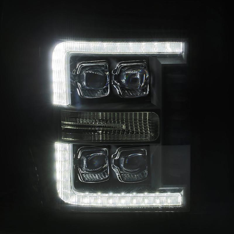 AlphaRex | NOVA-Series Full LED Quad 3D Projector Headlights - F-250 / F-350 2011-2016