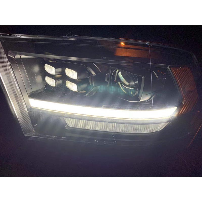 AlphaRex | PRO-Series Halogen Projector Headlights - Ram 1500 / 2500 / 3500 2009-2018