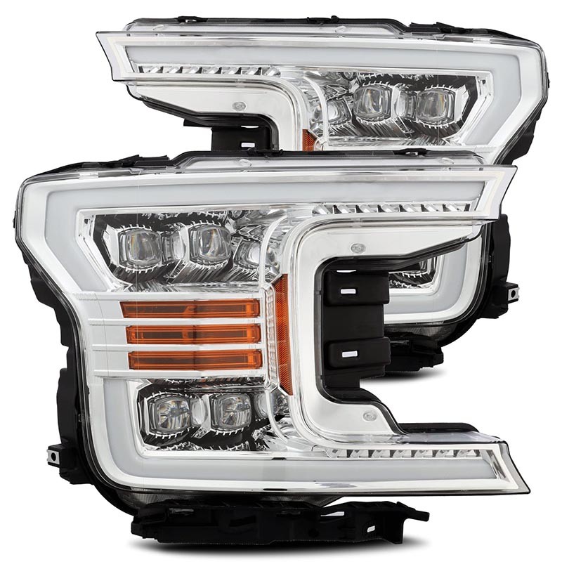 AlphaRex | NOVA-Series Full LED Quad 3D Projector Headlights - F-150 2018-2020