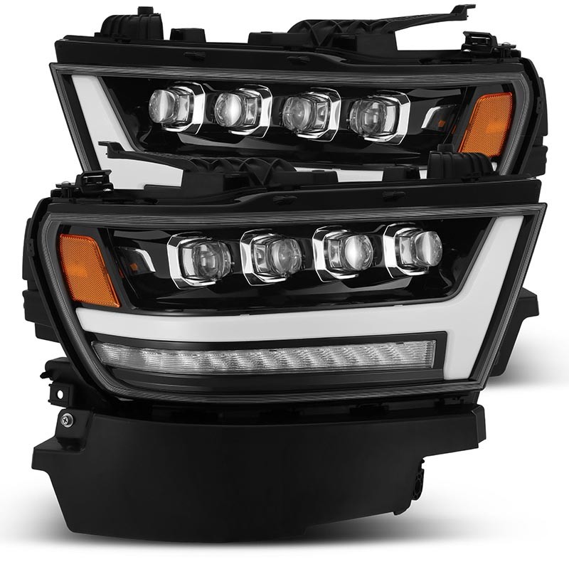 AlphaRex | NOVA-Series Full LED Quad 3D Projector Headlights - Ram 1500 2019-2022