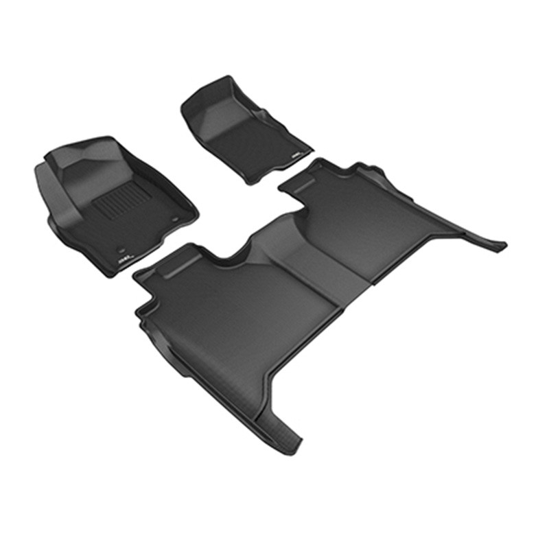 3D Mats | KAGU Tapis Toute Saison - Avant & Arrière - Silverado / Sierra 1500 2019-2023