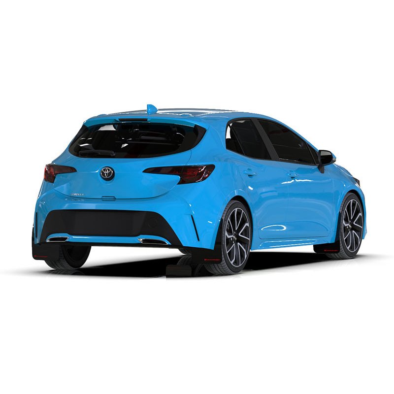 RallyArmor | Mud Flaps Red Logo - Corolla Hatchback 2019-2025