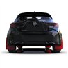 RallyArmor | Red Mud Flaps Black Logo - Corolla Hatchback 2019-2025