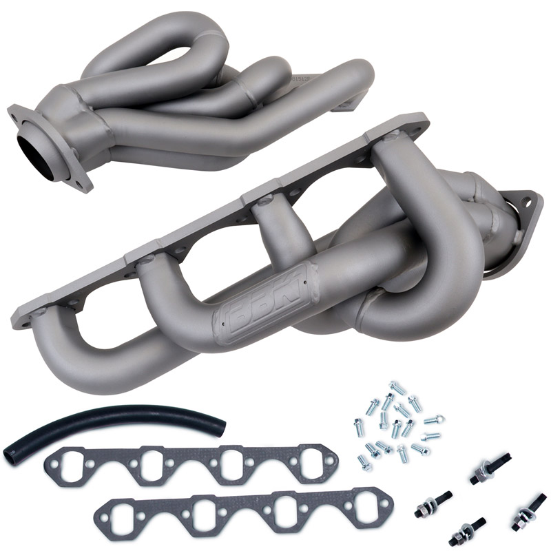 BBK Performance | Headers - Shorty Tube Titanium 1-5/8in - Mustang 4.9L 1979-1993