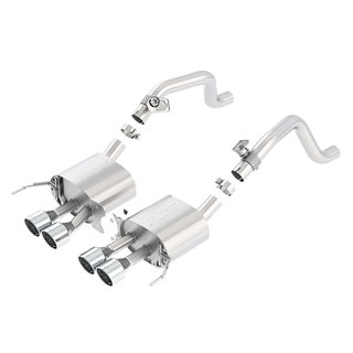 Borla | Axle-Back Exhaust S-Type No Dual Mode Exhaust - Corvette 6.2L 2014-2018
