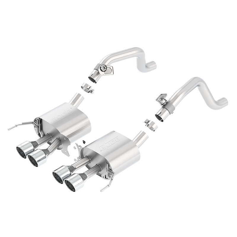 Borla | Axle-Back Exhaust S-Type No Dual Mode Exhaust - Corvette 6.2L 2014-2018