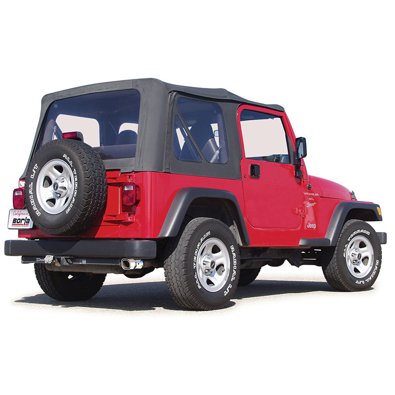 Borla | Cat-Back Exhaust Touring - Wrangler / SE / Sport 2.4L / 2.5L / 4.0L 2000-2006