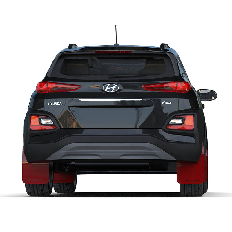RallyArmor | Red UR Mud Flap Black Logo - Kona 2018-2023