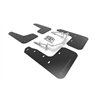 RallyArmor | Black UR Mud Flap Logo Gris Foncé - Civic Hatch EX / EX-L / LX 2017-2021