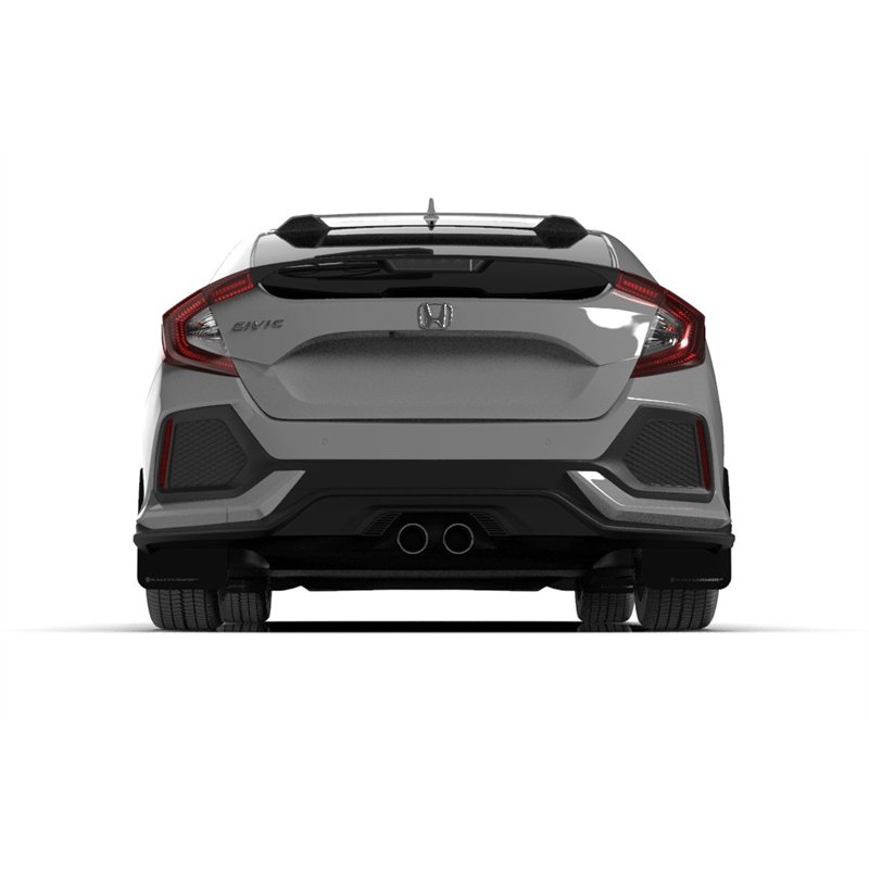 RallyArmor | Black UR Mud Flap Logo Gris Foncé - Civic Hatch EX / EX-L / LX 2017-2021